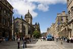 Royal Mile - pohľad smerom ku hradu