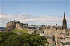 Edinburgh Castle a kúsok mesta